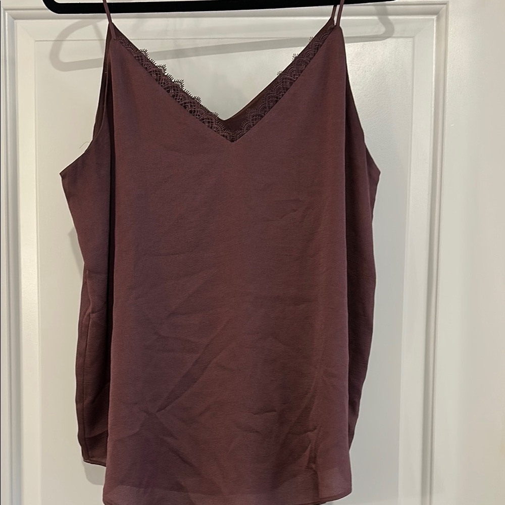 Express Red Sleeveless Camisole Tank Top